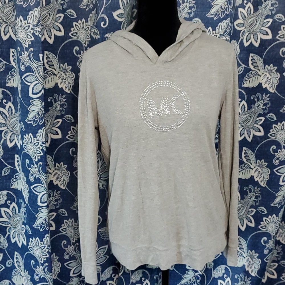 Michael Kors studded hooded sweatshirt